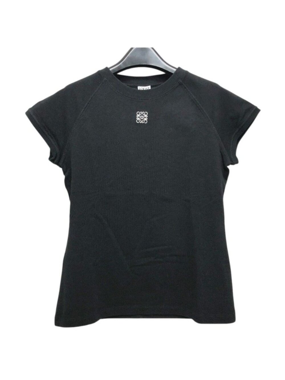 Loewe Short Sleeve T-Shirt Anagram Small Fit Cotton Black